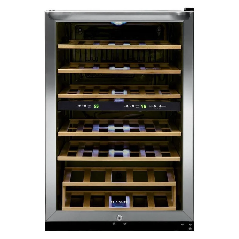 Frigidaire - 21.5 Inch 4.4 cu. ft Wine Fridge Refrigerator in Stainless - FFWC3822QS Stainless