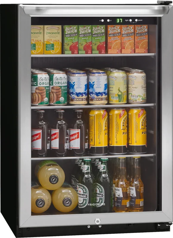 Frigidaire- 21.5 Inch 4.6 cu. ft Beverage Centre Refrigerator in Stainless - FRYB4623AS Stainless