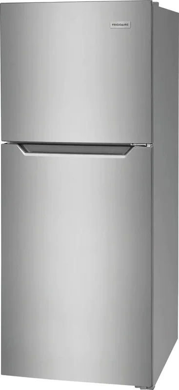 Frigidaire - 23.75 Inch 10.1 cu. ft Top Mount Refrigerator in Stainless - FFET1022UV Stainless