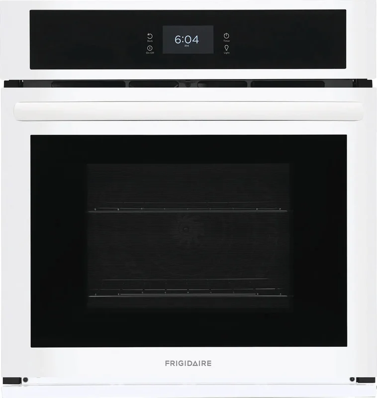 Frigidaire - 3.8 cu. ft Single Wall Oven in White - FCWS2727AW White