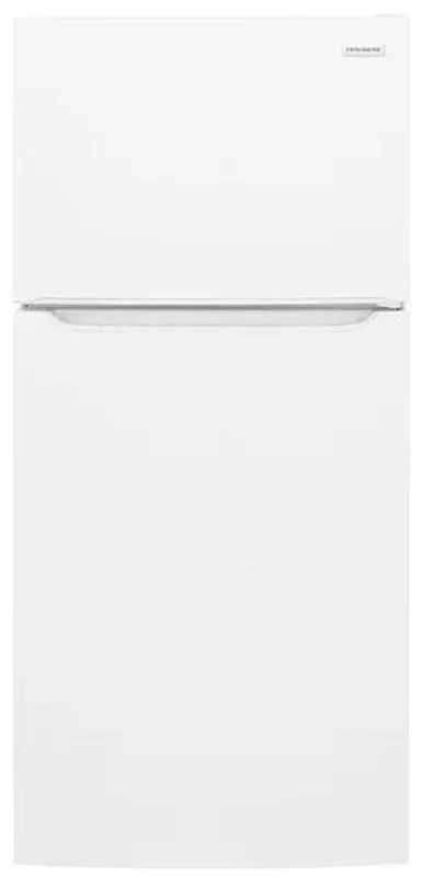 Frigidaire - 30 Inch 18.3 cu. ft Top Mount Refrigerator in White - FFTR1835VW White