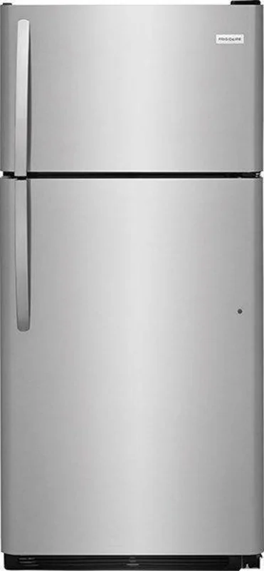 Frigidaire - 30 Inch 18 cu. ft Top Mount Refrigerator in Stainless - FFHT1821TS Stainless