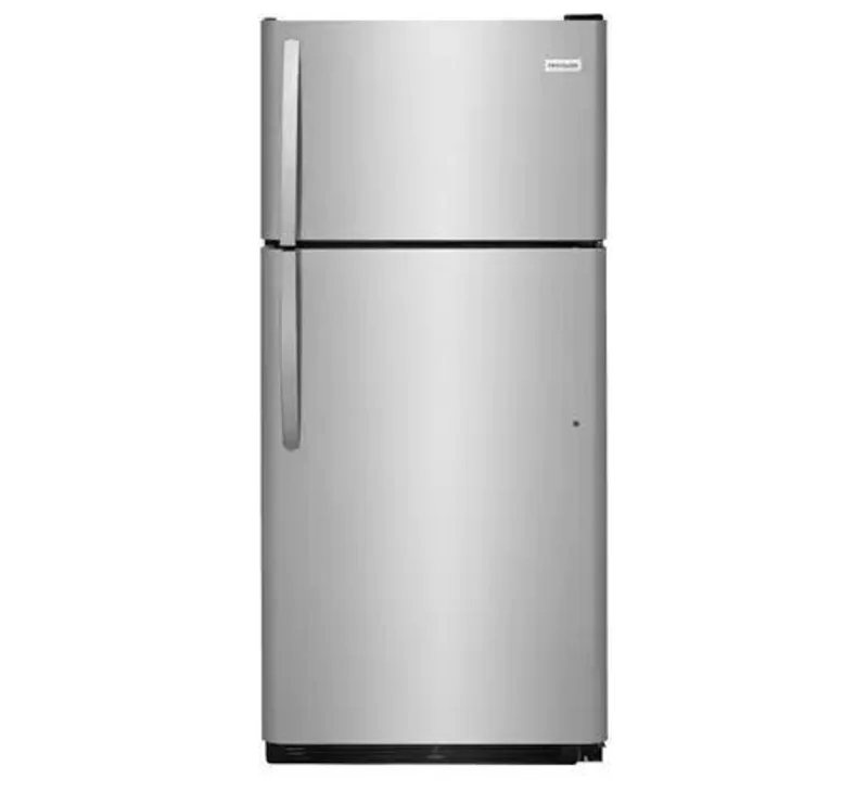 Frigidaire - 30 Inch 18 cu. ft Top Mount Refrigerator in Stainless - FFTR1821TS Stainless