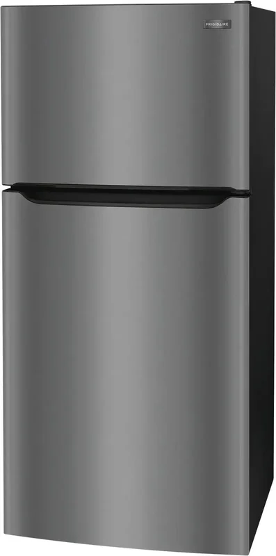 Frigidaire - 30 Inch 20 cu. ft Top Mount Refrigerator in Black Stainless - FFTR2045VD Black Stainless
