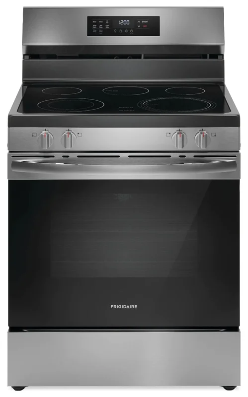 Frigidaire - 30Inch 5.3 cu. ft Electric Range in Stainless - FCRE308CAS Stainless