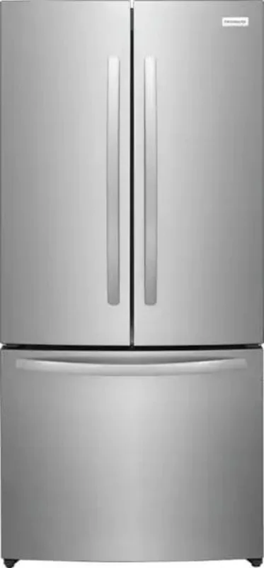 Frigidaire - 31.3 Inch 17.6 cu. ft French Door Refrigerator in Stainless - FRFG1723AV Stainless