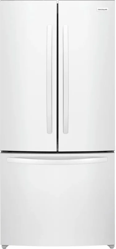 Frigidaire - 32 Inch 18 cu. ft French Door Refrigerator in White - FRFG1723AW White
