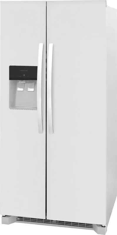 Frigidaire - 33.125 Inch 22.3 cu. ft Side by Side Refrigerator in White - FRSS2323AW White