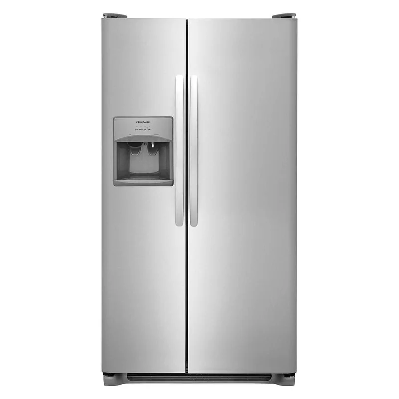 Frigidaire - 33 Inch 22 cu. ft Side by Side Refrigerator in Stainless - FFSS2315TS Stainless