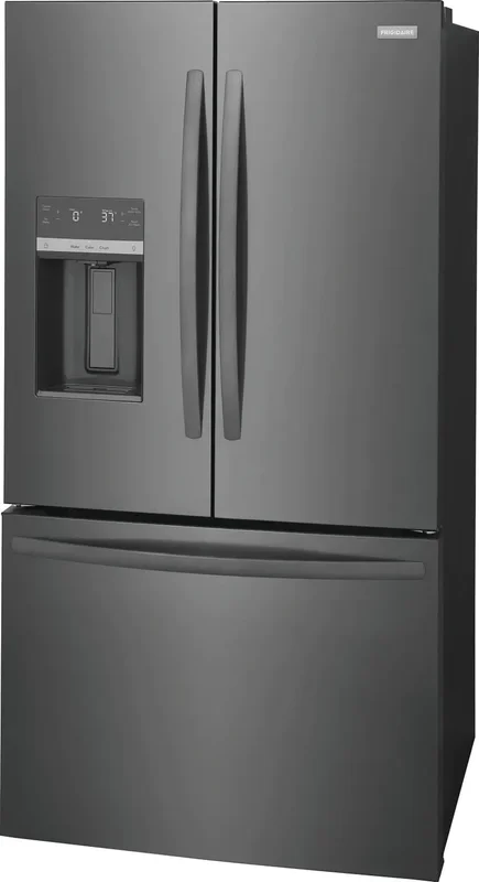 Frigidaire - 36 Inch 27.8 cu. ft French Door Refrigerator in Black Stainless - FRFS2823AD Black Stainless
