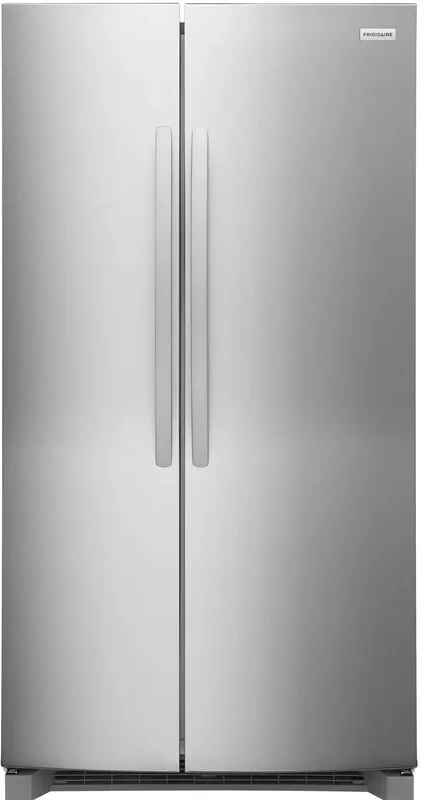Frigidaire - 37 Inch 26.4 cu. ft Side by Side Refrigerator in Stainless - FRSN2610AF Stainless