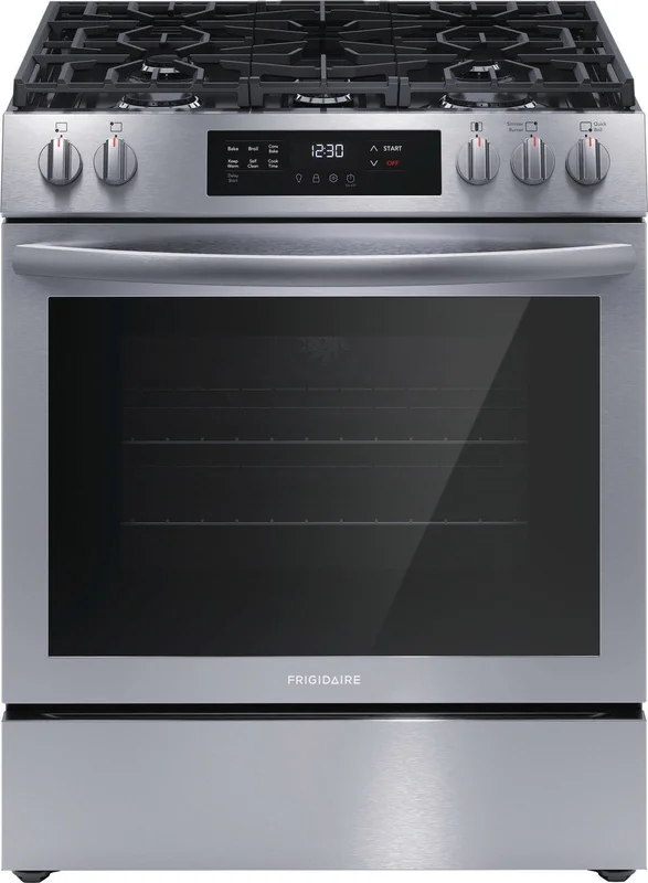 Frigidaire - 5.1 cu. ft Gas Range in Stainless - FCFG3083AS Stainless