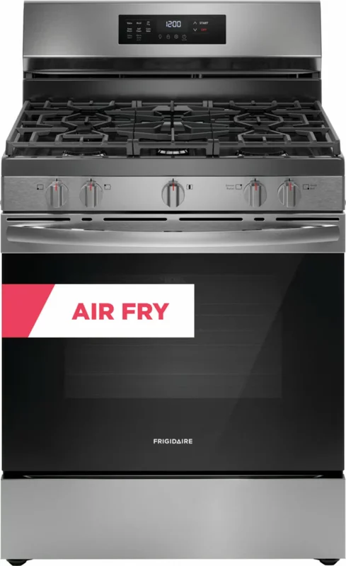 Frigidaire - 5.1 cu. ft Gas Range in Stainless - FCRG3083AS Stainless