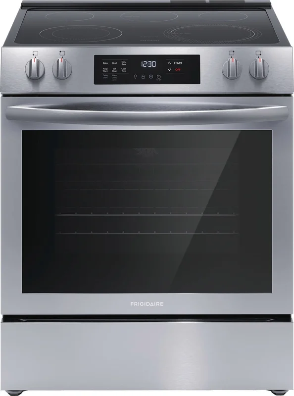 Frigidaire - 5.3 cu. ft Electric Range in Stainless - FCFE308CAS Stainless