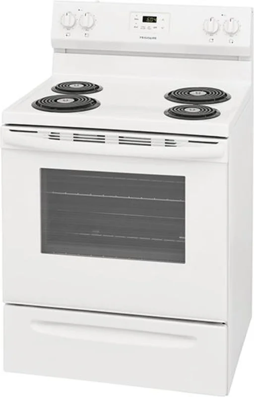 Frigidaire - 5.3 cu. ft Electric Range in White - FCRC301CAW White