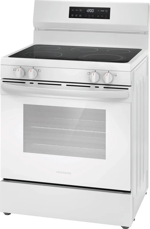 Frigidaire - 5.3 cu. ft Electric Range in White - FCRE306CAW White