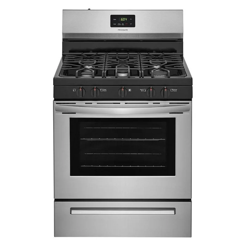 Frigidaire - 5 cu. ft Gas Range in Stainless - FCRG3052AS Stainless