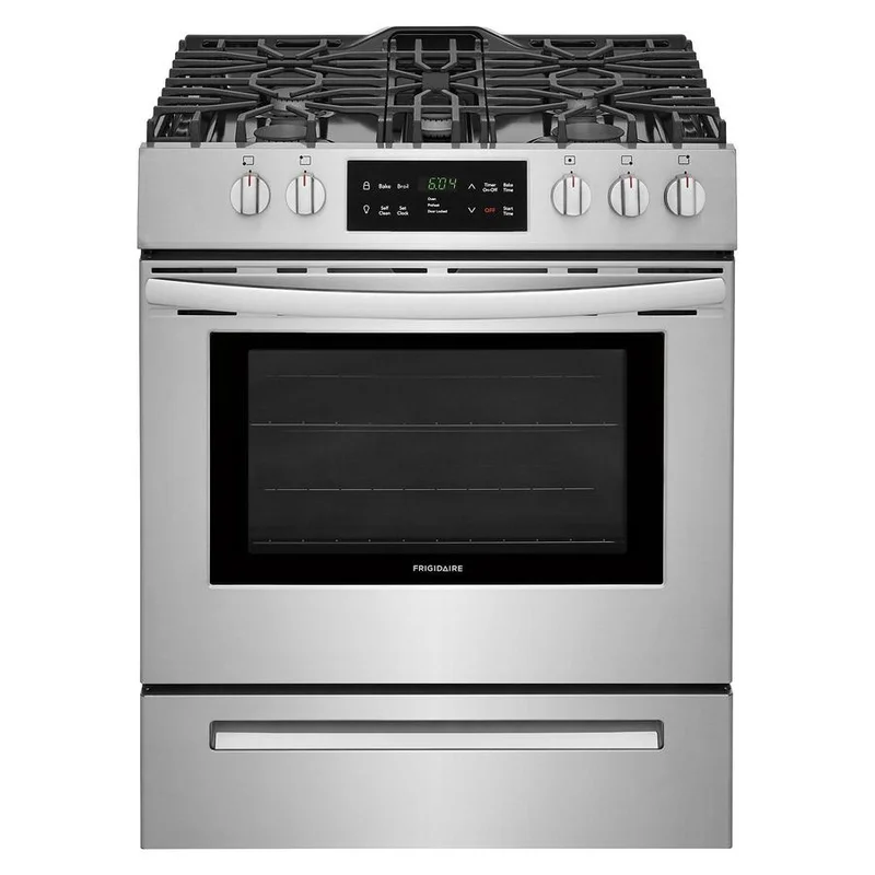 Frigidaire - 5 cu. ft Gas Range in Stainless - FFGH3054US Stainless