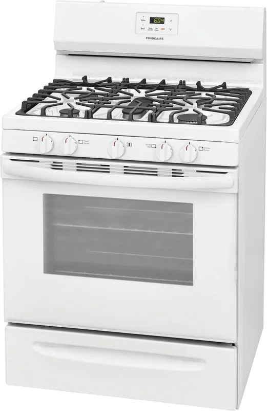 Frigidaire - 5 cu. ft Gas Range in White - FCRG3052AW White