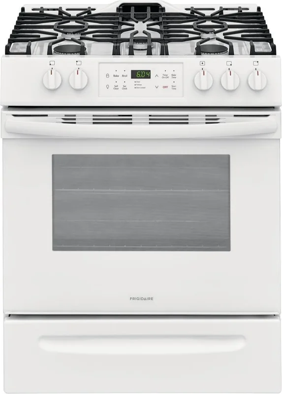 Frigidaire - 5 cu. ft Gas Range in White - FFGH3054UW White
