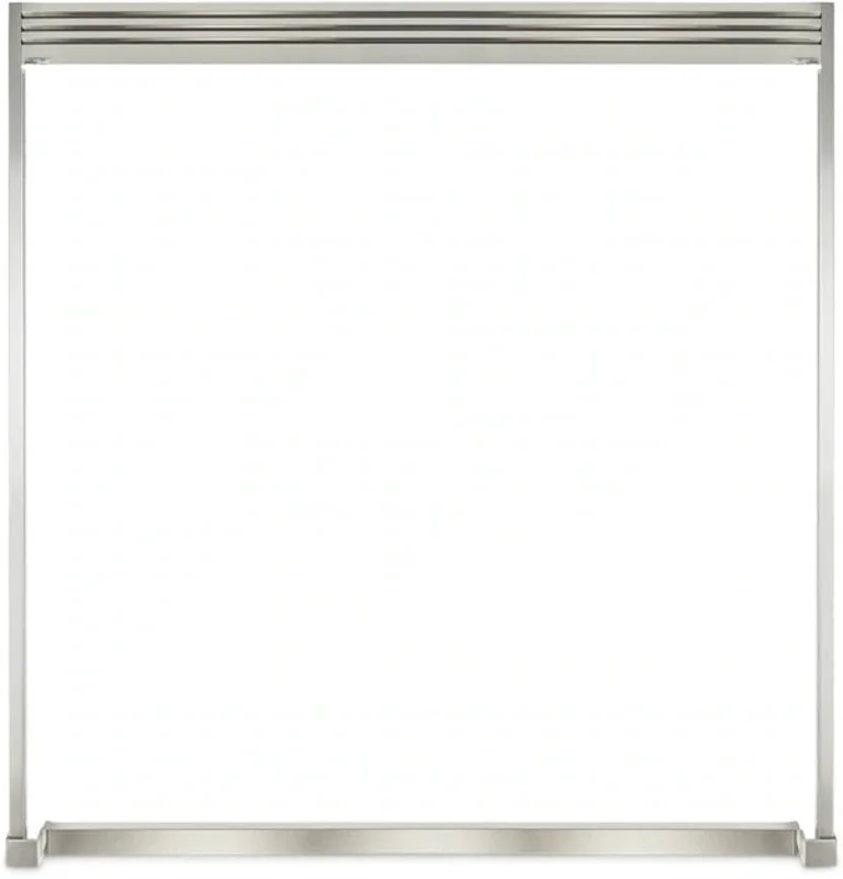 Frigidaire - 84 Inch Louvered Double Trim Kit in Stainless - TRMKTEZ2LV84 None