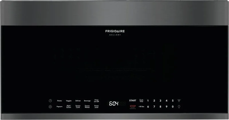 Frigidaire Gallery - 1.9 cu. Ft Over the range Microwave in Black Stainless - FGBM19WNVD Black Stainless