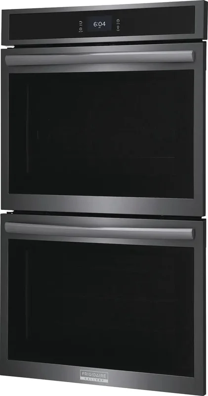 Frigidaire Gallery - 10.6 cu. ft Double Wall Oven in Black Stainless - GCWD3067AD Black Stainless
