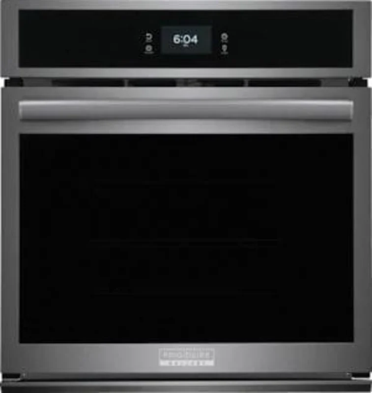 Frigidaire Gallery - 3.8 cu. ft Single Wall Oven in Black Stainless - GCWS2767AD Black Stainless