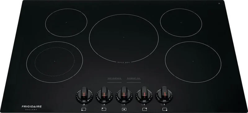 Frigidaire Gallery - 30.625 inch wide Electric Cooktop in Black - FGEC3068UB Black