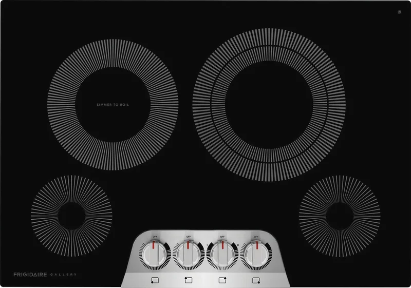 Frigidaire Gallery - 30.63 inch wide Electric Cooktop in Stainless - GCCE3049AS Stainless