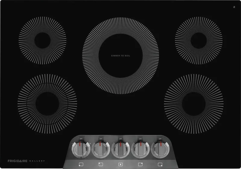 Frigidaire Gallery - 30.75 inch wide Electric Cooktop in Black Stainless - GCCE3070AD Black Stainless
