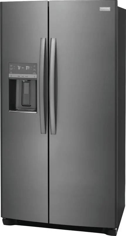 Frigidaire Gallery - 36.2 Inch 22.3 cu. ft Side by Side Refrigerator in Black Stainless - GRSC2352AD Black Stainless