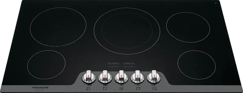 Frigidaire Gallery - 36.75 inch wide Electric Cooktop in Stainless - FGEC3648US Stainless
