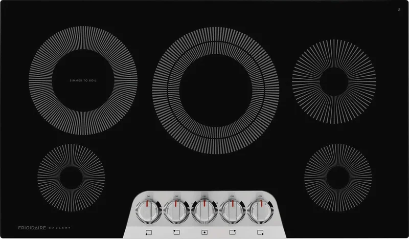 Frigidaire Gallery - 36.75 inch wide Electric Cooktop in Stainless - GCCE3670AS Stainless