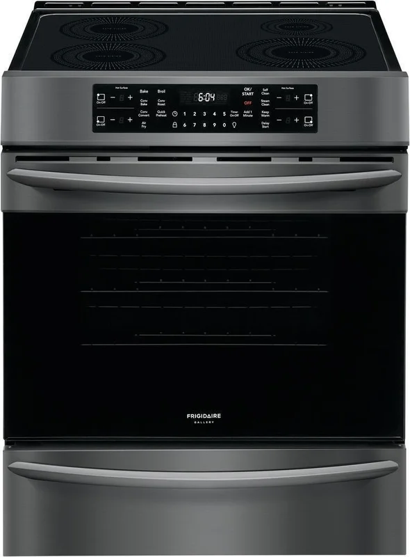 Frigidaire Gallery - 5.4 cu. ft Induction Range in Black Stainless - CGIH3047VD Black Stainless