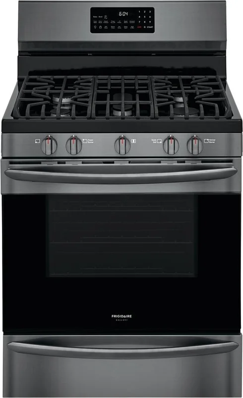 Frigidaire Gallery - 5 cu. ft Gas Range in Black Stainless - GCRG3060AD Black Stainless