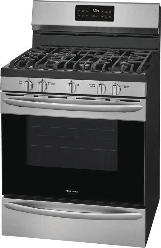 Frigidaire Gallery - 5 cu. ft Gas Range in Stainless - GCRG3038AF Stainless