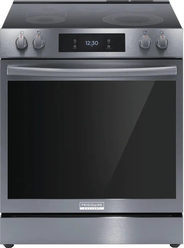 Frigidaire Gallery - 6.2 cu. ft Electric Range in Black Stainless - GCFE306CBD Black Stainless