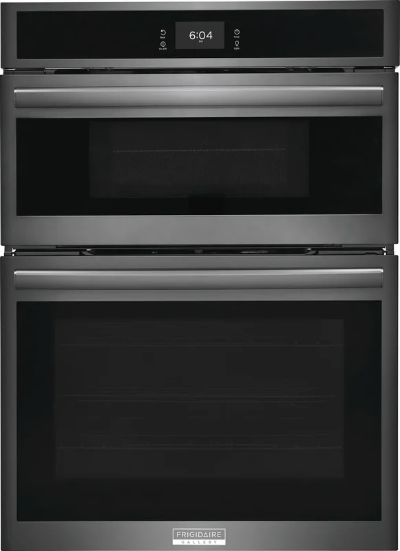 Frigidaire Gallery - 7 cu. ft Combination Wall Oven in Black Stainless - GCWM3067AD Black Stainless