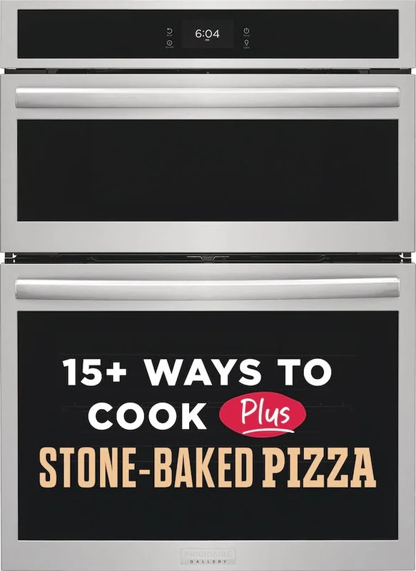 Frigidaire Gallery - 7 cu. ft Combination Wall Oven with Stone-Baked Pizza in Stainless - GCWM3070AF Stainless