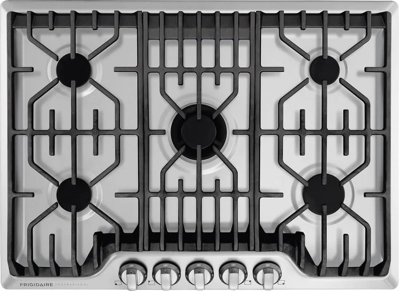 Frigidaire Pro - 30 inch wide Gas Cooktop in Stainless Steel - FPGC3077RS Stainless