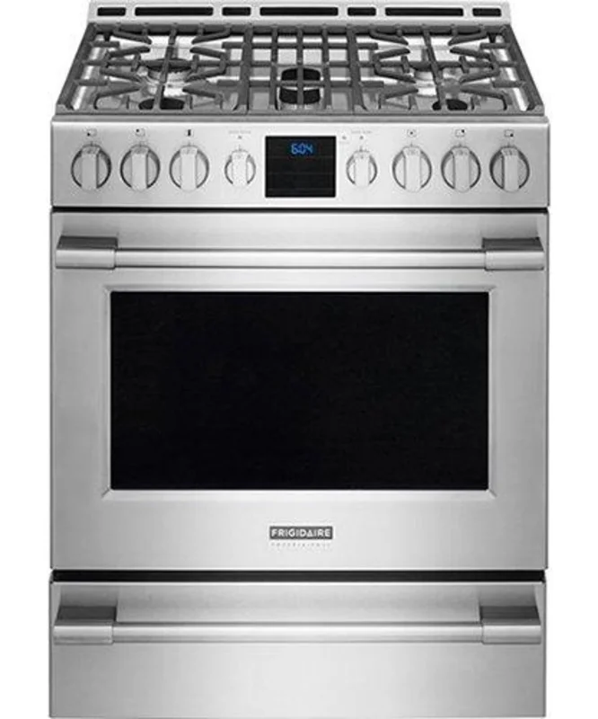 Frigidaire Pro - 5.1 cu. ft Gas Range in Stainless - FPGH3077RF Stainless