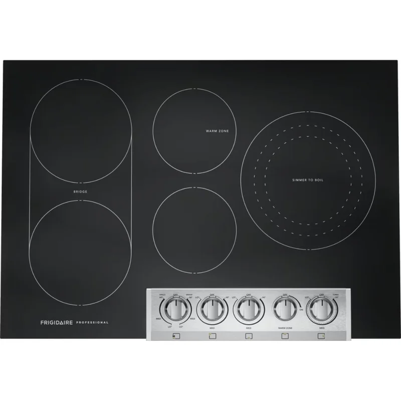 Frigidaire Professional - 30.6 Inch Electric Cooktop in Stainless - PCCE3080AF Stainless