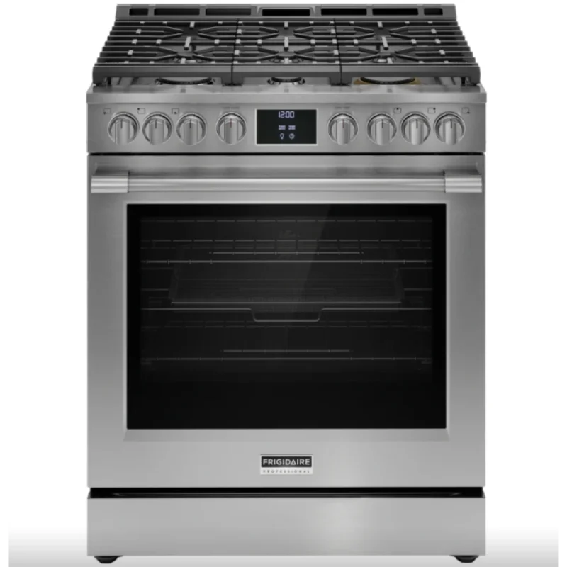 Frigidaire Professional - 30 Inch 6 cu. ft Gas Range in Stainless - PCFG3080AF Stainless