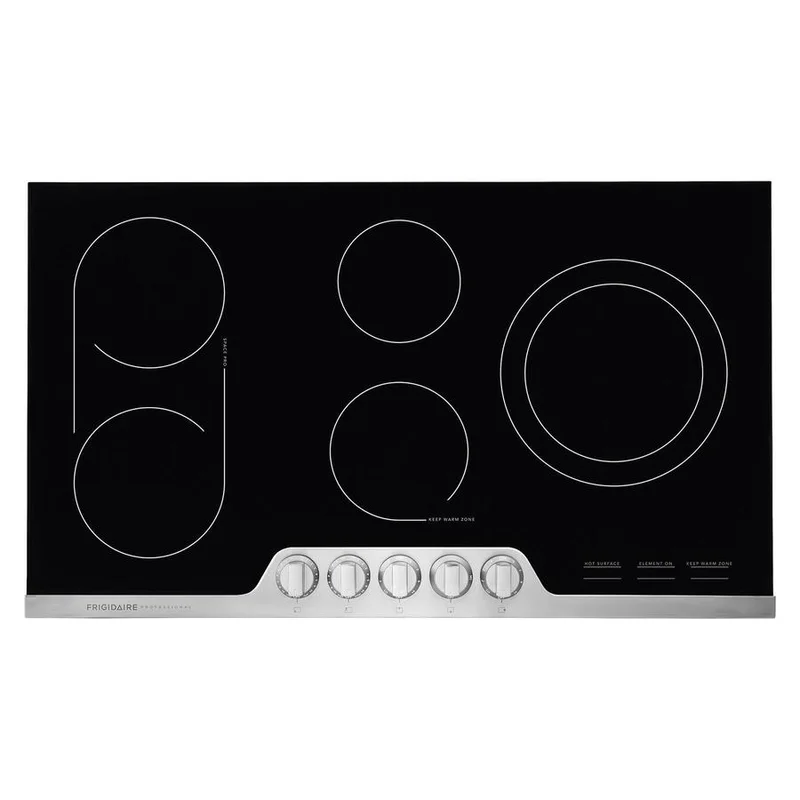Frigidaire Professional - 36.5 inch wide Electric Cooktop in Stainless - FPEC3677RF Stainless