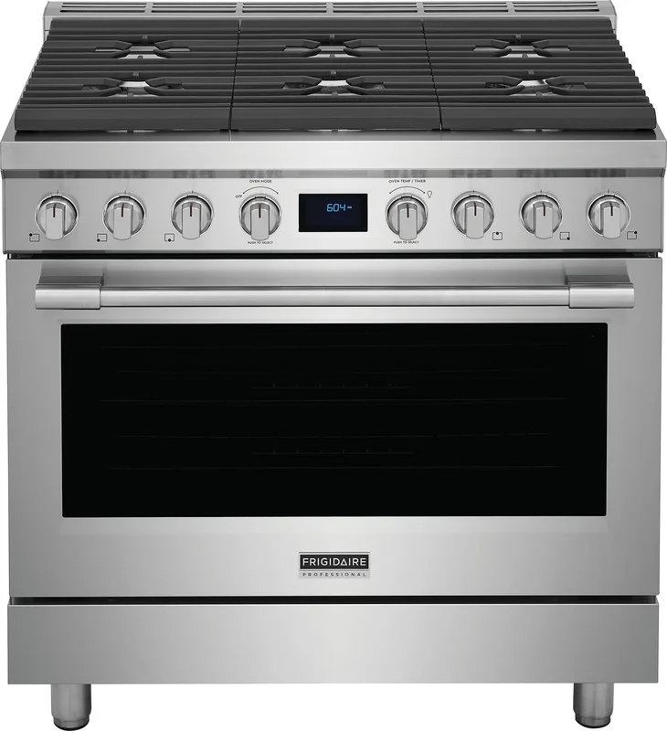 Frigidaire Professional - 4.4 cu. ft Dual Fuel Range in Stainless - PCFD3668AF Stainless