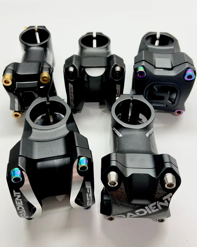 FSA Stem Titanium Bolt Kit Rainbow Oil Slick