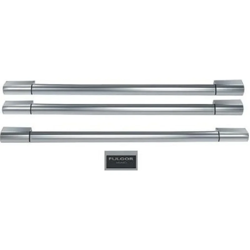Fulgor - 36 Inch Pro French Door Fridge Handle Kit Refrigerator Accessory in Stainless - F6HK36FFBS-1 STAINLESS STEEL