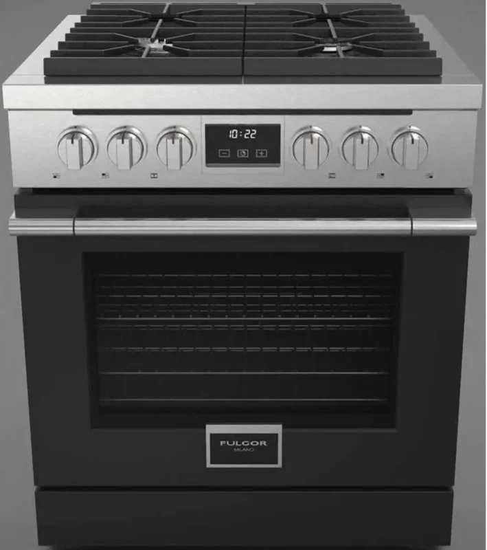 Fulgor - Door Kit Cooking Accessory in Black - ACDKIT36MB Black