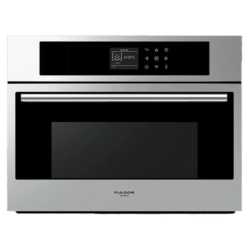 Fulgor Milano - 1.2 cu. ft Steam Wall Oven in Stainless - F7SCO24S1 Stainless